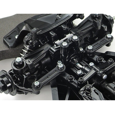 Tamiya TT-02 Mitsubishi Lancer Evolution V KIT 1/10 Samochód Do Składania z Silnikiem i ESC | 58713 TAMIYA