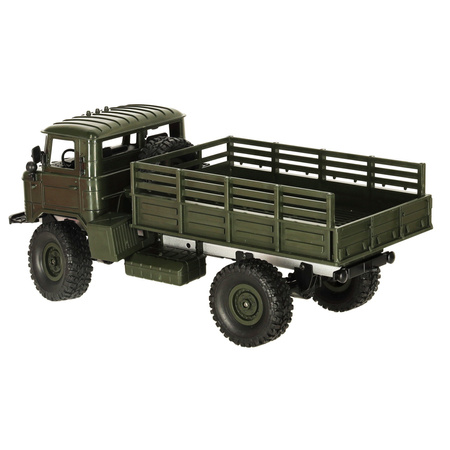 Samochód zdalnie sterowany Ciężarówka Wojskowa Off-Road USSR Military Truck 4WD 1/16 RTR