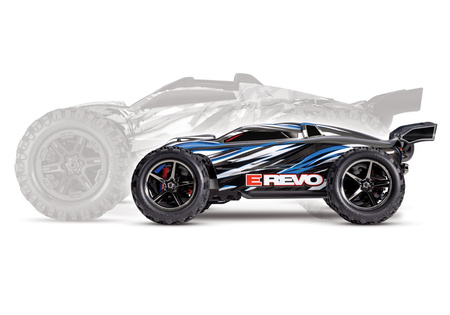 Traxxas E-Revo 1:16 4WD Czerwony Samochód Zdalnie Sterowany Model RC | 71054-8-RED