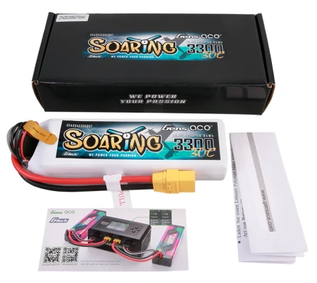 Akumulator LiPo 3300mAh 14,8V 30C 4S1P XT90 G-Tech Soaring | GEA334S30X9GT GENS ACE