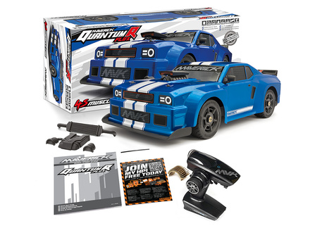Maverick QuantumR Flux Muscle Truck 4WD 4S 1/8 Brushless Niebieski Samochód Zdalnie Sterowany Model RC | 150310