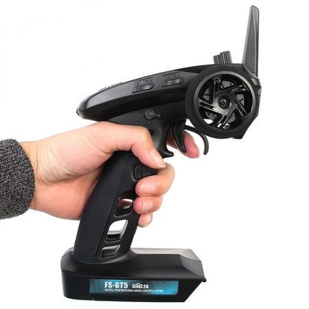 FlySky FS-GT5 6CH 2.4GHz z wyświetlaczem + odbiornik FS-BS6