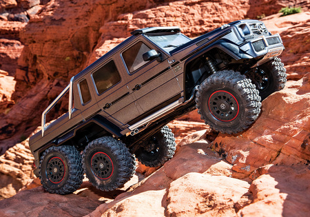 Traxxas TRX-6 Mercedes-Benz G 63 AMG 6X6 1:10 Srebrny Model RC Samochód Zdalnie Sterowany | 88296-4-SLVR