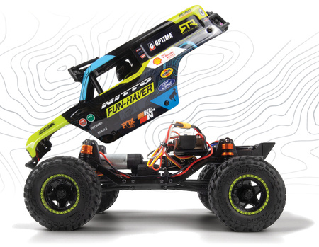 Venture18 U4 Ford Bronco 4400 RTR 4WD 2,4GHz LED 1:18 Crawler Żółty Samochód Zdalnie Sterowany Model RC | 160804 HPI RACING