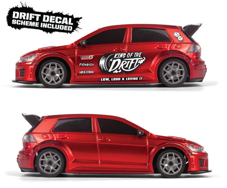 BlackZon Myte Drifter 1:43 4WD 2,4GHz Czerwony Mini Samochód Zdalnie Sterowany Model RC | 548100