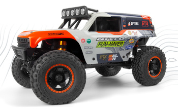 Venture18 U4 Ford Bronco 4400 RTR 4WD 2,4GHz LED 1:18 Crawler Czerwony Samochód Zdalnie Sterowany Model RC | 160887 HPI RACING