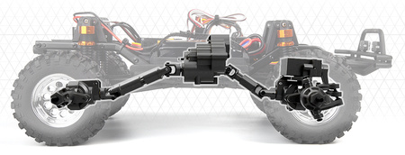 Venture18 FLUX 1985 Toyota Hilux SR5 Brushless 1/18 (czerwony) | 160803 HPI