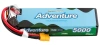 Akumulator LiPo 5000mAh 7,4V 60C 2S1P XT60 Adventure HC Hard Case G-Tech | GEA502S60X6HGT GENS ACE