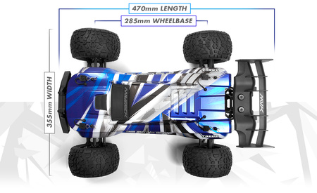 Maverick Quantum2 XT Stadium Truck 4WD 1/10 (niebieski) | 150402 HPI