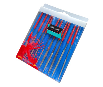 Zestaw pilników diamentowych (10 szt.) | FA-560 FINE-ART