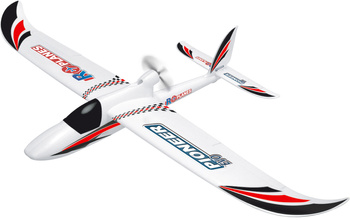 Motoszybowiec Pioneer Evo 1400mm ARF Czerwony Samolot Zdalnie Sterowany Model RC | RPPEAR R-PLANES