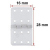 Zawias nylonowy 28x16mm (10szt.) | 15960