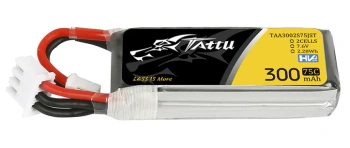 Akumulator LiPo 300mAh 7,6V 75C 2S1P HV JST-PHR | TAA3002S75JST TATTU