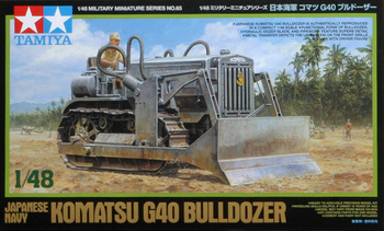 Japanese Navy IIWW Komatsu G40 Bulldozer 1:48 | Tamiya 32565