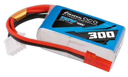 Akumulator LiPo 300mAh 11,1V 3S1P 45C JST BEC | GEA3003S45JST GENS ACE