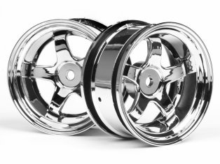 WORK MEISTER S1 WHEEL 26mm CHROME (6mm OFFSET)-HPI 3592