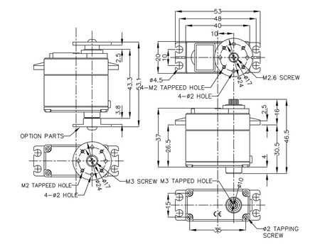 Serwo Cyfrowe HiTEC HSR-5980SG 6-7,4V 30kg/cm 0,14s/60° IP54 | 138113