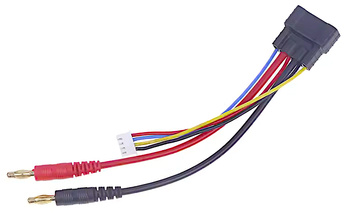 Kabel Ładowania Traxxas iD z Balanserem LiPo 3S Przewód Do Ładowarki Złącze Bananowe Gold 4mm