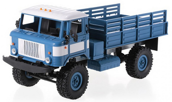 Ciężarówka wojskowa WPL B-24 (Niebieski, 1:16, 4x4, 2.4G, LiPo)