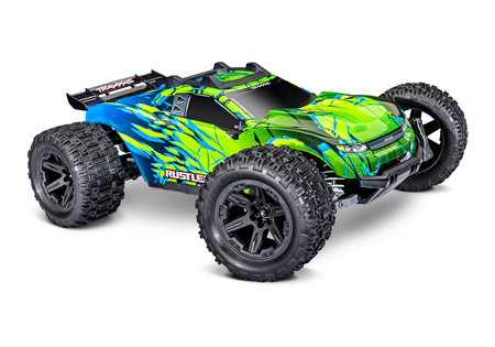 Traxxas Rustler 4X4 Brushless Bezszczotkowy 1:10 2,4GHz Zielony Samochód Zdalnie Sterowany Model RC | 67464-4