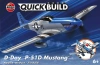 QUICKBUILD D-Day P-51D Mustang Samolot z Klocków | J6046 AIRFIX