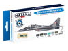 Zestaw farb akrylowych (Modern Polish Air Force paint set vol. 1) | HTK-BS17 HATAKA