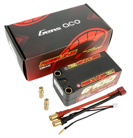 Gens ace Redline Series 6100mAh 7.4V 130C 2S2P HardCase 71# LiPo Battery