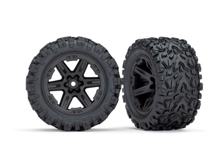 Koła Talon Extreme 2.8" TSM Rustler 1/10 2szt. Czarne | 6773 TRAXXAS