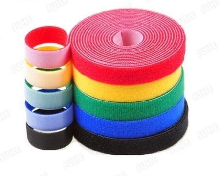 Rzep dwustronny czerwony (10x1000mm) | 18857