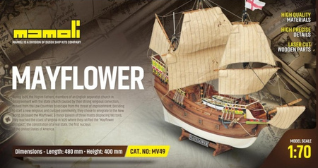 Statek Mayflower 1:70 | MV49 MAMOLI