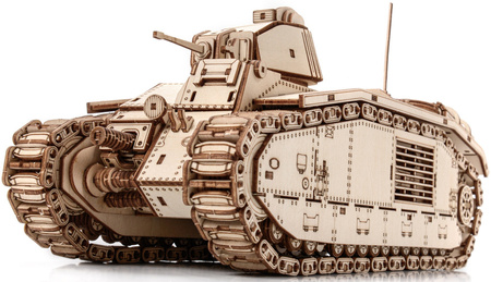Little Story Drewniane Puzzle Model 3D Czołg Char B1 World of Tanks 29x11x13cm | WOT06