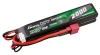 Gens Ace 25C 2000mAh 2S2P 7.4V Saddle Airsoft Gun Lipo Battery with Mini Deans(T) Plug