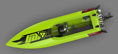 Motorówka Model Łodzi RC Mosasaurus 577mm Bezszczotkowa Zielona | UDI018 UDI RC