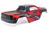 Karoseria Monster Truck Lexan Red Rogue Terra Body Czerwona 1:10 | CA-142 HOBBYTECH