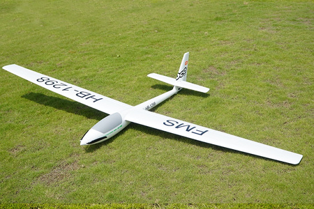 Motoszybowiec FMS ASW-17 2500mm ARF Samolot Zdalnie Sterowany Model RC | 4ST18100-A
