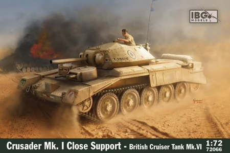 Crusader Mk. I Close Support - British Cruiser Tank Mk. VI 1:72 | 72066 IBG