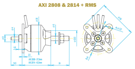 AXI 2808/20 GOLD - Model Motors