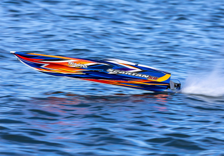 Spartan SR Motorówka Łódź Zdalnie Sterowana Czerwona | 103076-4 TRAXXAS