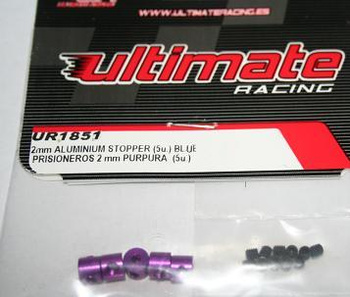 Stopery 2mm niebieskie | Ultimate Racing UR1851