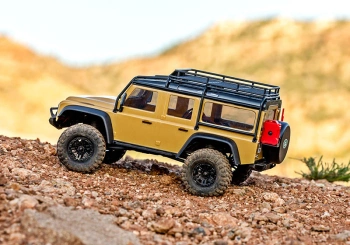 TRX-4M Land Rover Defender 1:18 Piaskowy TAN | 97054-1-TAN TRAXXAS
