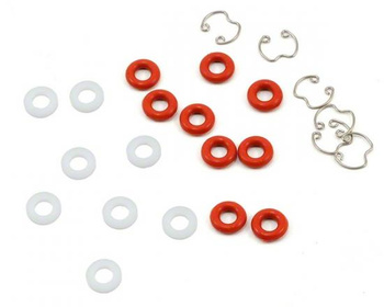 Silikonowe O-ringi P 3.5 (zestaw naprawczy do amortyzatorów) | HoBao 87398
