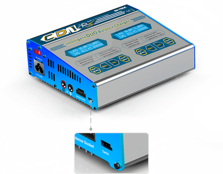 Ładowarka dwuportowa CD1-XR 2x100W 10A- EV-PEAK