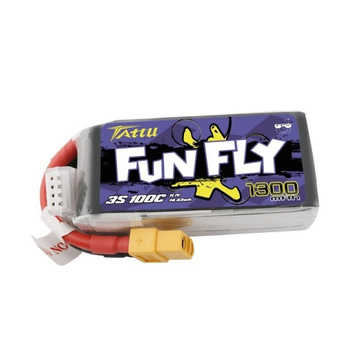Pakiet LiPo 1300mAh 11,1V 3S 100C XT-60 FUNFLY- GENS ACE & TATTU