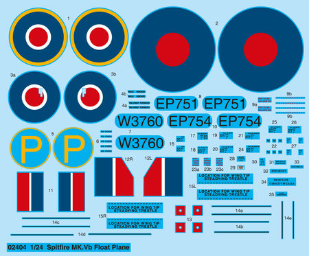 Supermarine Spitfire MK.Vb Float Plane 1:24 | 02404 TRUMPETER