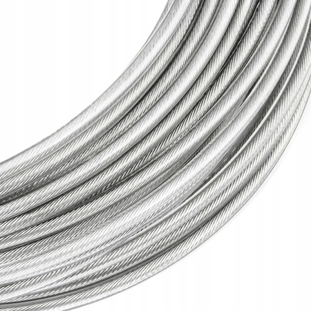 Linka stalowa pleciona - powlekana - 1,5mm/2m