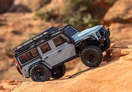 Traxxas TRX-4M Land Rover Defender 1/18 4x4 Crawler RC Różowy Samochód Terenowy Zdalnie Sterowany | 97054-1-PINK