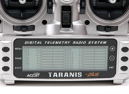 Aparatura Taranis X9D Plus z telemetrią + moduł R9M + Walizka EVA (bez odbiornika)