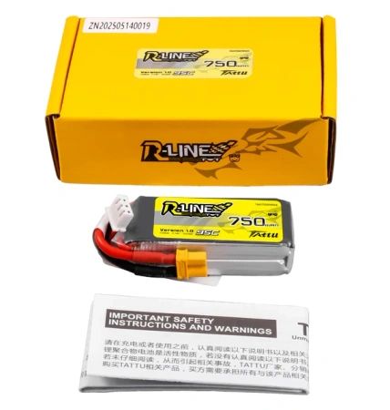 Akumulator LiPo 750mAh 7,4V 95C 2S1P XT30 R-Line Version 1.0 | TAA7502S95X3 TATTU