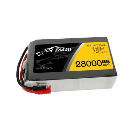 Tattu 28000mAh 22,2V 25C 6S1P Lipo AS150+XT150 | GENS ACE & TATTU