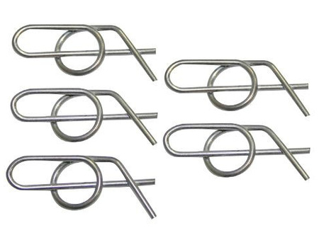 Spinki karoserii (5szt.) srebrne | UR6401 ULTIMATE